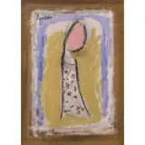 Salvatore Emblema, Untitled (Figure with Pink), 1964