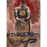 Willem de Kooning, Cowie from Chinatown, Mixed media on paper