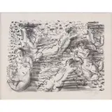 Raoul Dufy, Six Baigneuse (Six Bathers), Lithograph on laid paper