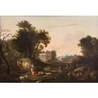 Thomas Cole, Temple of Segesta, Oil on panel