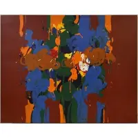 Cho Bon Young, Remuement (Stirring), 1998, Acrylic on canvas