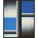 Masuho Ohno, Work '69 1-4, Acrylic on board stretched over board