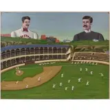 Oscar De Mejo, The Game's First Genuine Superstar, 1979, Oil on masonite