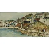 Fred Yates, A Coastal Promenade, Oil on artist board