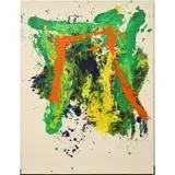 Hosup Hwang, II,I,91', Mixed media on linen