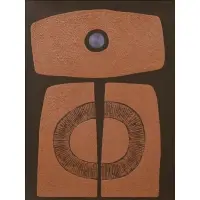 Kim Foon, Untitled (Abstract Shapes), Oil on canvas