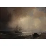 Theodore Antoine Gudin, After the Storm, 1845, Oil on canvas
