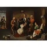 Richard Morell Staigg, The Call to Arms for Minutemen, 1839, Oil on canvas