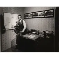 Hiroshi Sugimoto, Robert Stack, 1991, Black and white photograph