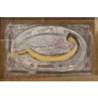 Salvatore Emblema, Untitled (Figure and Plate), 1962
