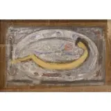 Salvatore Emblema, Untitled (Figure and Plate), 1962