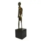 James DeWitt King, Untitled, Gilt Bronze Figural Sculpture