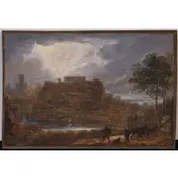 Benjamin Barker, [2], Oil on paper laid to cardboard