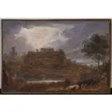 Benjamin Barker, [2], Oil on paper laid to cardboard