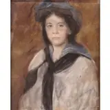 Charles Webster Hawthorne, Portrait of a Young Girl, Pastel on paper
