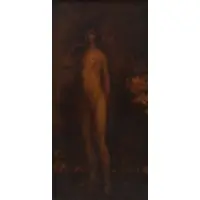 Arthur Bowen Davies, Nude, Oil on canvas