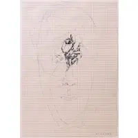 Jonathan Borofsky, Drawing 2,766,760, 1981, Ink on graph paper