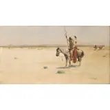 Oscar E. Berninghaus, Indian Chief with War Party