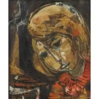Ruth Schloss, Portrait of a Woman, Oil on canvas