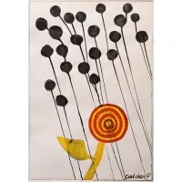 Alexander Calder, Calder / 69, Gouache and ink on paper