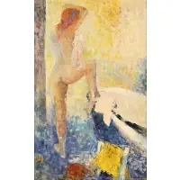 Taurelle Bernard, After the Bath, Oil on canvas