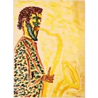 Vincent Smith, Callaloo #2, 1988, Two Prints: (i) 'Callaloo #2'