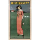 Daniel de Losques, Mistinguett, Colored lithograph poster