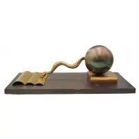 Richard Fishman, Terdsichoke, Bronze on wood base