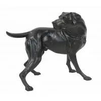 Ken Newman, Taking Attendance, bronze sculpture of an American Labrador