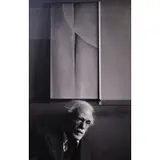 Ansel Adams, Alfred Stieglitz and a Painting by Georgia O'Keeffe, An American Place, New York City, Gelatin Silver Print