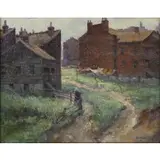 Paul Frederick Berdanier, A Bit of the Old French Settlement (Saint Louis, Missouri), 1910, Oil on canvas