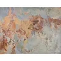 Sidney Gross, Untitled (Abstract Composition), Oil on canvas