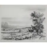 Robert Sudlow, Washington Creek, Lithograph, signed edition: 32/125