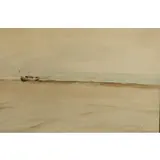 Marian Mokwa, Boat on shore of Gdansk, Poland