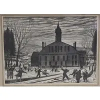 Raymond White Skolfield, Vermont School Children, Edition of 18 prints
