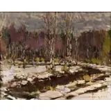 Mārtiņš Krūmiņš, Landscape, Oil on canvas