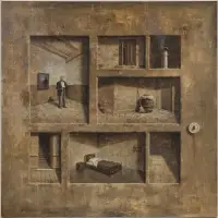 Gabriel Sainz, Sotto Voce (Under His Breath), 2005, Acrylic on canvas