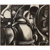 Howard Cook, Engine Room