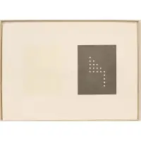 Mel Bochner, QED, 1974, A portfolio of 4 etchings with aquatint on Rives BFK with Rives lightweight (china colle)