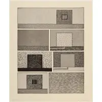 Peter Halley, Untitled, Lithograph on paper