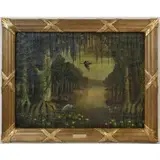 M Scott, The Everglades, Oil on canvas