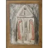 Salvatore Emblema, Figures in Front of a Temple