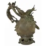 Anton R Nelson, Untitled, Bronze pitcher with figural handle