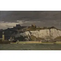 Norman Wilkinson, Dover Castle, Oil on canvas