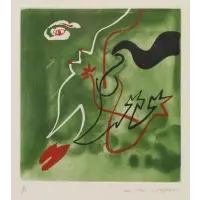 Andre Mason, Untitled (from Album A), Aquatint on paper
