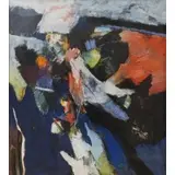 Warren Brandt, Untitled (Color Abstract), Gouache on paper