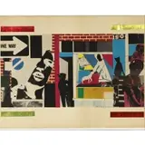 Romare Bearden, Untitled (Street Scene), 1972, Offset Lithograph and Screen print on heavy cream wove paper