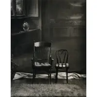 Evelyn Hofer, Two Chairs, London, 1977, Silver gelatin print