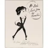 LeRoy Neiman, Femlin, 2002, Ink with wash on paper