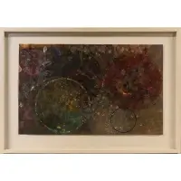 Pat Adams, By Heart, Acrylic and mixed media on paper